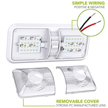 10 Pack RV Ceiling LED Dome Lights for Bright Interior