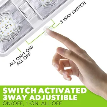 10 Pack RV Ceiling LED Dome Lights for Bright Interior