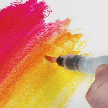 Pentel Arts Aquash Water Brush Set for Painting