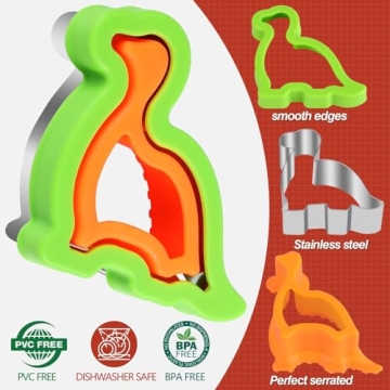 HINZER Sandwich Cutter & Sealer Set Fun Lunch Maker