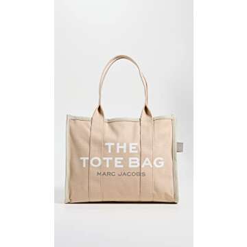 Marc Jacobs Women's The Colorblock Large Tote Bag, Beige Multi, One Size