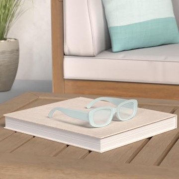 BUTABY Stylish Rectangle Sunglasses for Women with UV400 Protection