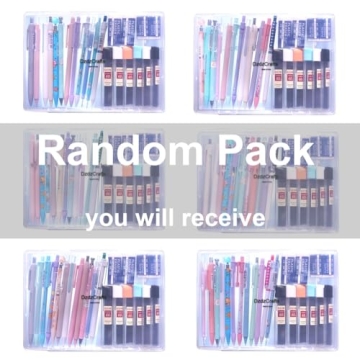 DzdzCrafts Kawaii Mechanical Pencils 12pcs Fun Designs
