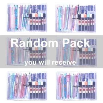 DzdzCrafts Kawaii Mechanical Pencils 12pcs Fun Designs