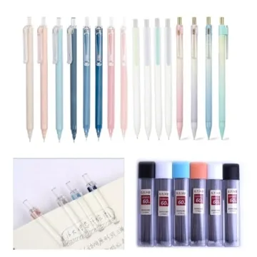 DzdzCrafts Kawaii Mechanical Pencils 12pcs Fun Designs