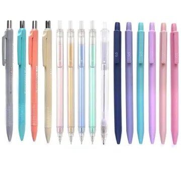 DzdzCrafts Kawaii Mechanical Pencils 12pcs Fun Designs