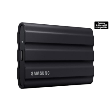 SAMSUNG T7 Shield 4TB Portable SSD - Rugged & Fast