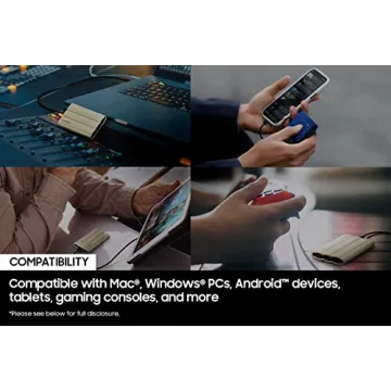 SAMSUNG T7 Shield 4TB Portable SSD - Rugged & Fast