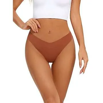 Comfortable Seamless Thongs for Women - V-Waisted Style