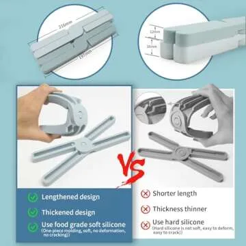 Space-Saving Silicone Trivets for Hot Pots and Pans