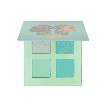 Juvia's Place Rebel Quad Mint Eyeshadow Palette - Shades of 4, Professional Eye Makeup, Pigmented Ey...