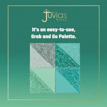 Juvia's Place Rebel Quad Mint Eyeshadow Palette - 4 Shades
