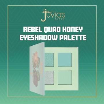 Juvia's Place Rebel Quad Mint Eyeshadow Palette - 4 Shades