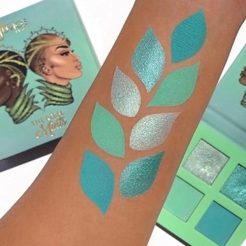 Juvia's Place Rebel Quad Mint Eyeshadow Palette - 4 Shades