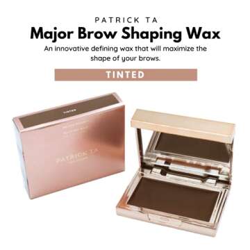 PATRICK TA Tinted Brow Wax - Strong Hold & Nourishing