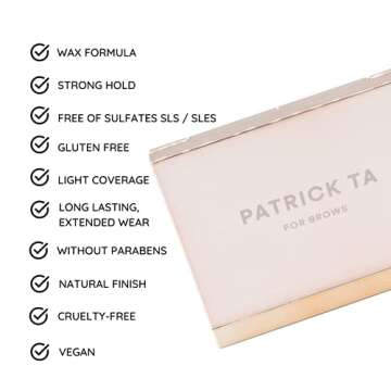 PATRICK TA Tinted Brow Wax - Strong Hold & Nourishing