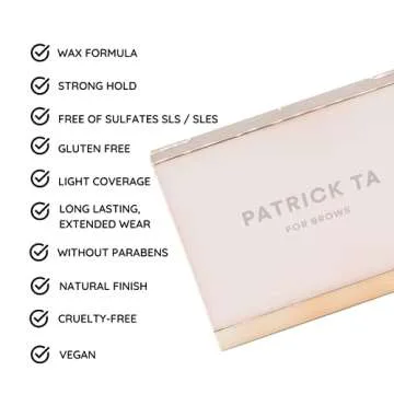 PATRICK TA Tinted Brow Wax - Strong Hold & Nourishing