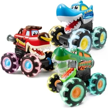 JOYIN 3 Pack Monster Truck Toy for Kids