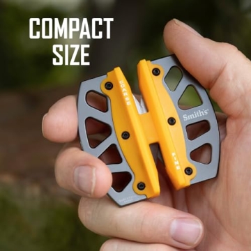 Smith's Stainless Steel 2-Step Pocket Knife Sharpener