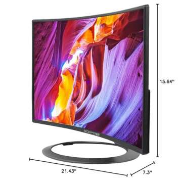 Sceptre 24" Curved Gaming Monitor with HDMI & Speakers