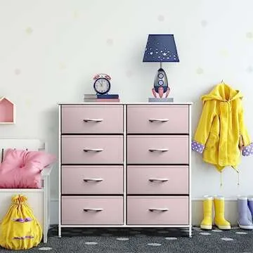 Stylish Sorbus 8 Drawer Dresser for Kids' Rooms