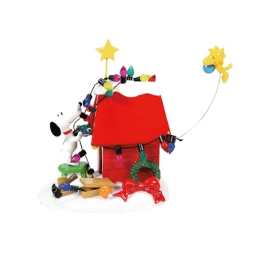 Snoopy Christmas Decoration by Department 56 - 8" Collectible