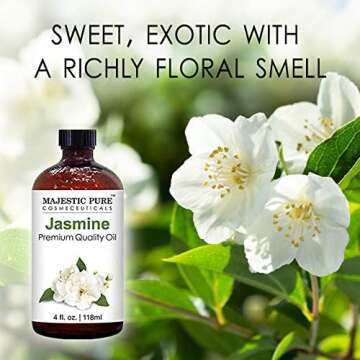 Majestic Pure Jasmine Essential Oil - 100% Pure Natural