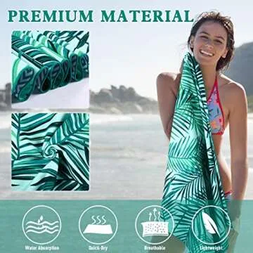 Oversized Microfiber Beach Towels - Quick Dry & Sand Free