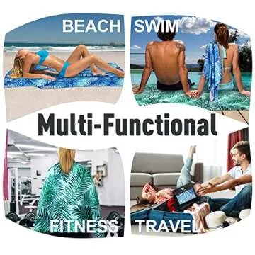 Oversized Microfiber Beach Towels - Quick Dry & Sand Free