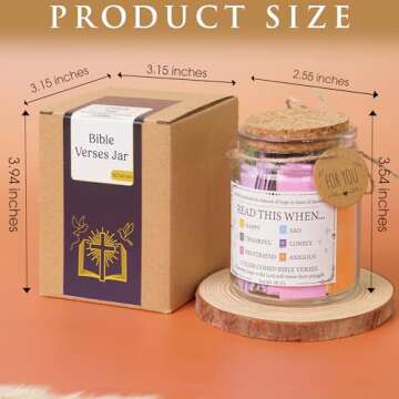 Bible Verse Jar for Inspirational Gifts and Encouragement