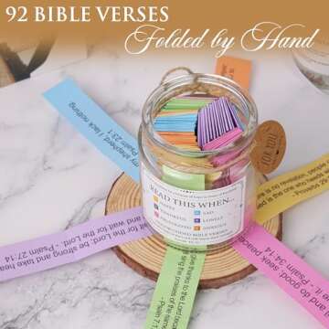 Bible Verse Jar for Inspirational Gifts and Encouragement