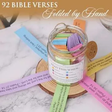 Bible Verse Jar for Inspirational Gifts and Encouragement