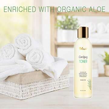 Deluvia Clarifying Toner for Face, Hydrating Face Toner for Sensitive, Dry, Aging Skin. Facial Toner & Pore Cleanser for Face, Alcohol Free Toner, Face Toner for Women & Men. Skincare Hydrating Toner.