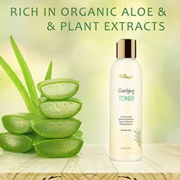 Deluvia Clarifying Toner for Face, Hydrating Face Toner for Sensitive, Dry, Aging Skin. Facial Toner & Pore Cleanser for Face, Alcohol Free Toner, Face Toner for Women & Men. Skincare Hydrating Toner.