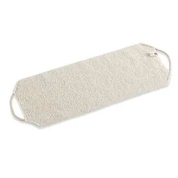 Earth Therapeutics Organic Cotton Exfoliating Wash Towel with Straps