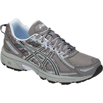 ASICS Women's Gel-Venture 6 Carbon/Soft Sky Running Shoe 8 M US