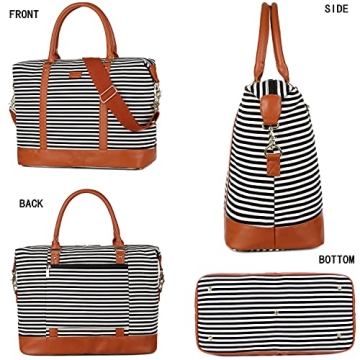 BAOSHA HB-28 Women's Canvas Weekender Travel Bag