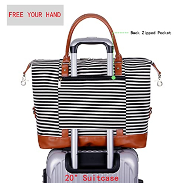 BAOSHA HB-28 Women's Canvas Weekender Travel Bag