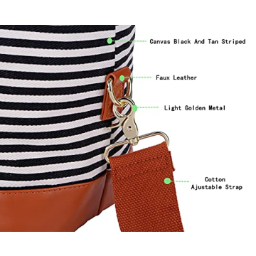 BAOSHA HB-28 Women's Canvas Weekender Travel Bag