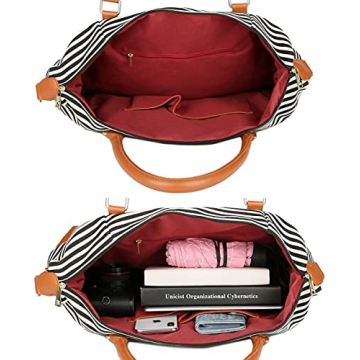 BAOSHA HB-28 Women's Canvas Weekender Travel Bag