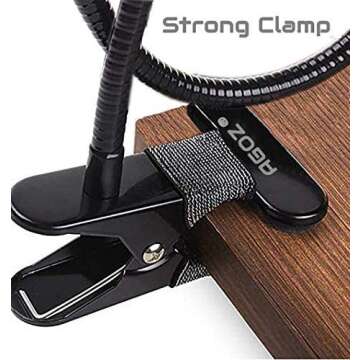 Flexible Gooseneck Phone Holder for Hands-Free Use