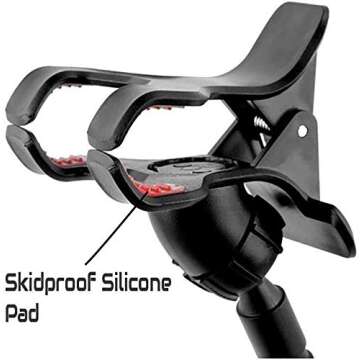 Flexible Gooseneck Phone Holder for Hands-Free Use