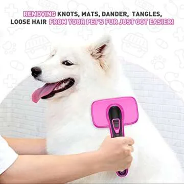 YOPETAYU Self-Cleaning Slicker Brush Perfect for All Pets