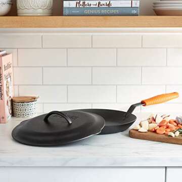 Lodge L10SC3 Cast Iron Lid, 12-inch