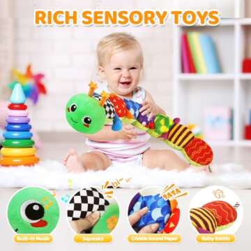KMUYSL Baby Sensory Music Toy for Infants 0-6 Months
