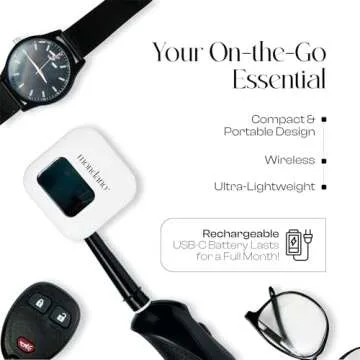 Mondano UV-C Toothbrush Sanitizer Travel Case and Holder