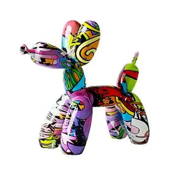 Charming SVNXIUS Balloon Dog Statue for Home Decor