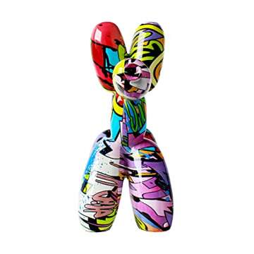 Charming SVNXIUS Balloon Dog Statue for Home Decor