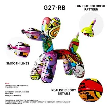Charming SVNXIUS Balloon Dog Statue for Home Decor