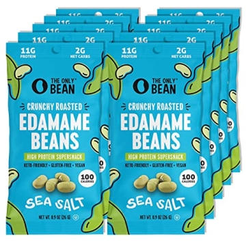 Crunchy Edamame Snacks - 11g Protein, Keto-Friendly